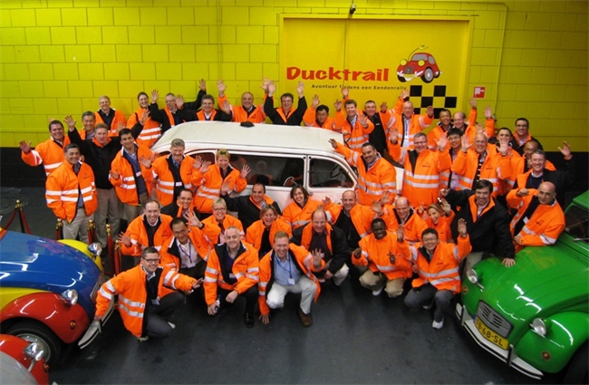 Personeelsuitje bij Ducktrail