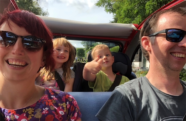 autopuzzeltocht met kinderen